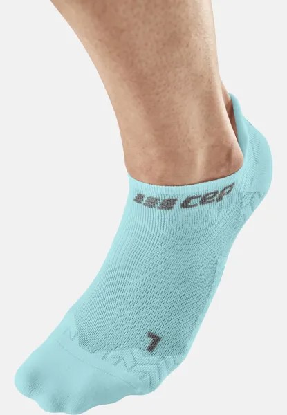 СДЕЛАНО В ГЕРМАНИИ Ultralight Compression Socks No Show Men CEP, Носки светло-голубые