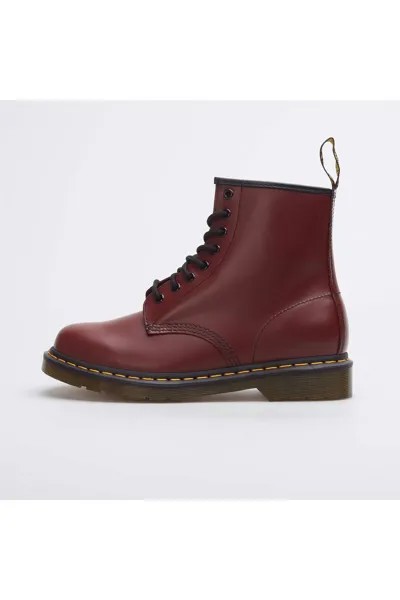 Ботильоны - Бордовый - На плоской подошве Dr. Martens, бордовый