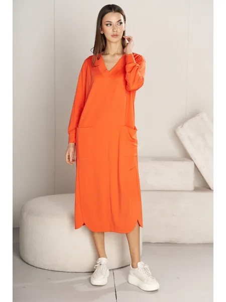 Платье 4707 оранжевый