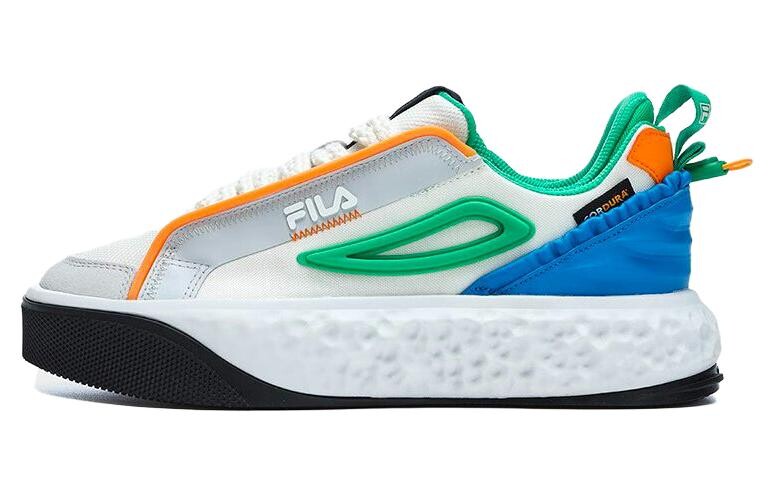 Кроссовки FILA Viva Skateboard Shoes Women's Low-Top White/Green Blue