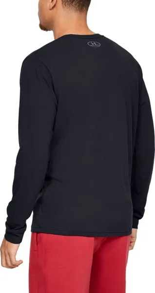 Лонгслив Under Armour UA Sportstyle Left Chest Langarm Oberteil, черный