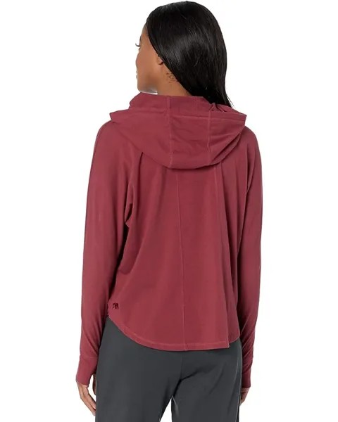 Худи The Normal Brand Active Puremeso Dolman Hoodie, бордовый