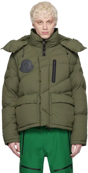 Короткий пуховик цвета каштана Moncler x Pharrell Williams Moncler Genius