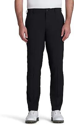 IZOD Мужские эластичные брюки с плоской передней частью для гольфа Swing Flex