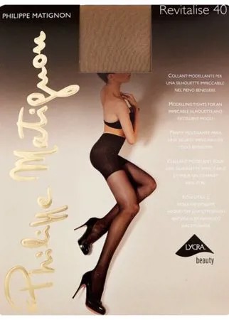 Колготки Philippe Matignon Revitalise, 40 den, размер 4-L, playa nature (бежевый)