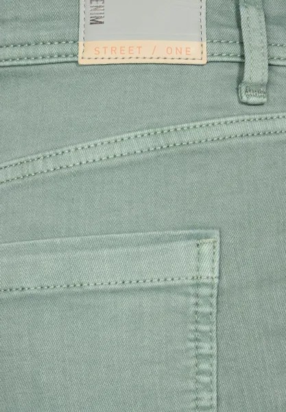 Джинсы приталенного кроя Casual Fit Street One, зеленые