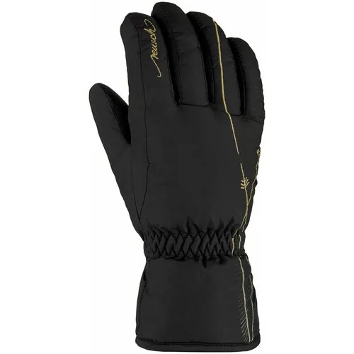 Перчатки Reusch, размер 6.5, black/gold