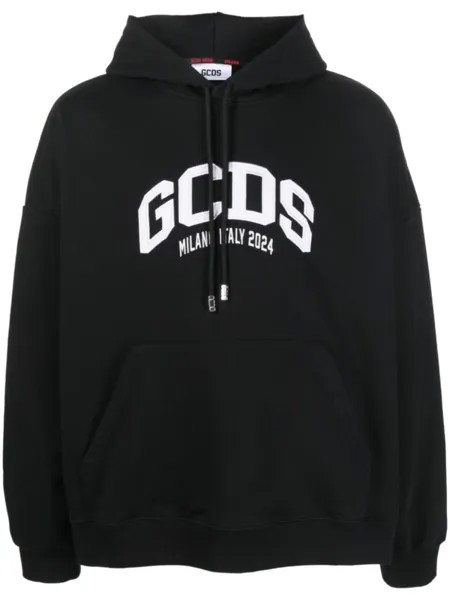 Gcds худи Lounge с логотипом, черный