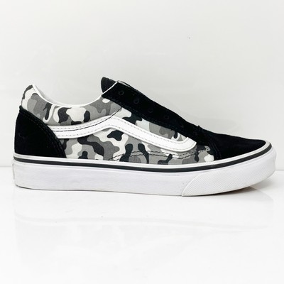 Vans Boys Off The Wall 507698 Черная повседневная обувь Кроссовки Размер 4