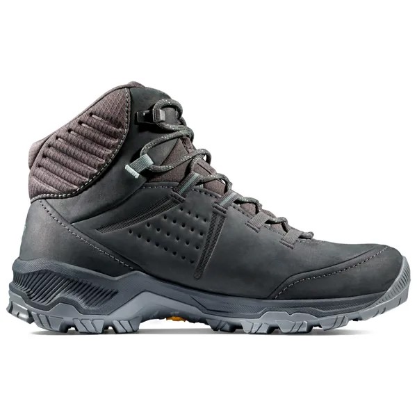 Ботинки для прогулки Mammut Women's Nova IV Mid GTX, цвет Dark Steel/Dark Jade