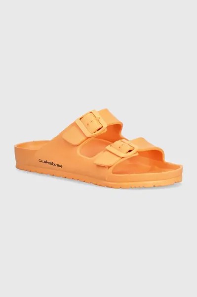 Шлепки Quiksilver, оранжевый