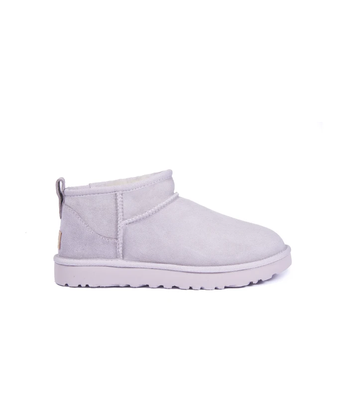 Уютные зимние ботинки на усиленном каблуке. Ugg, фиолетовый