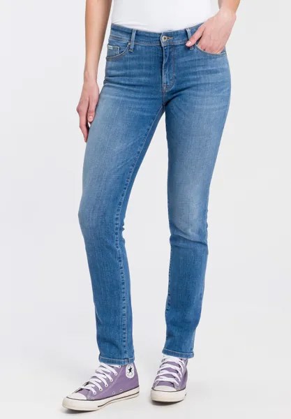 Джинсы приталенного кроя ANYA Cross Jeans, цвет midblue