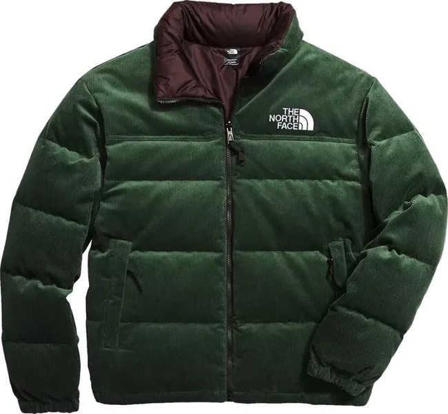 Куртка The North Face 92 Reversible Nuptse 'Pine Needle/Coal Brown', зеленый
