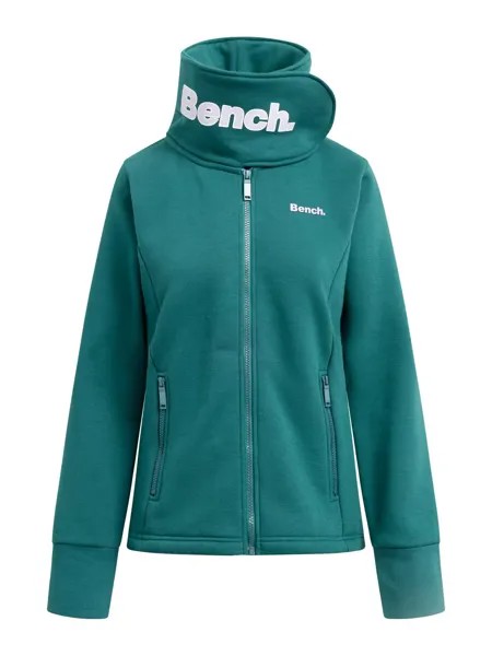 Толстовка на молнии Bench HAYLO, темно-зеленый