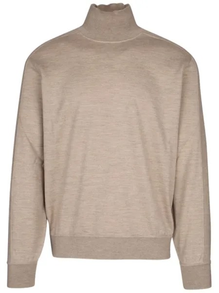 Loro Piana джемпер с эффектом меланжа, коричневый