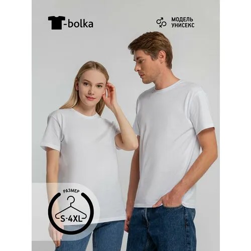 Футболка T-bolka, размер 46/48, белый