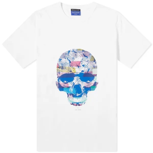 Футболка Paul Smith Skull T-Shirt, белый