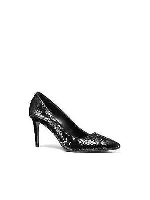 MICHAEL MICHAEL KORS Женские черные туфли без шнуровки Dorothy Stiletto с пайетками, размер 6 м