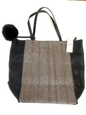 Женская сумка-тоут с узором из искусственной кожи Splendid Key West, черная