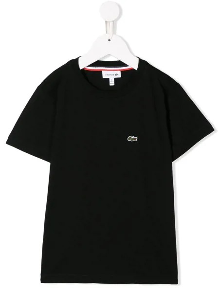 Lacoste Kids футболка с вышитым логотипом