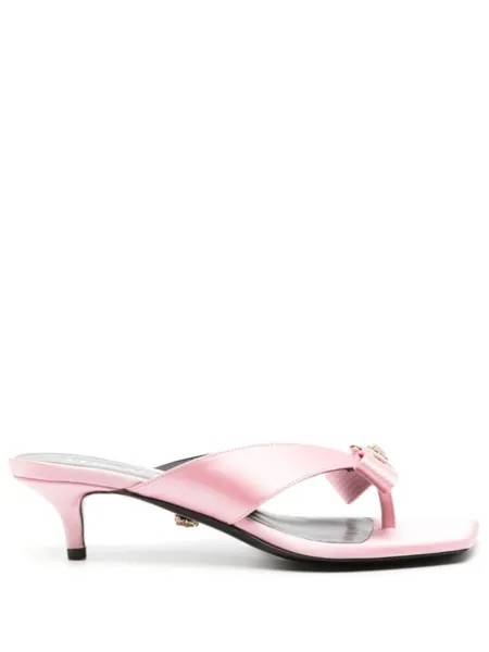 Versace мюли Gianni Ribbon 45, розовый