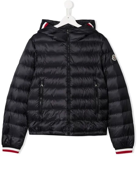 Moncler Enfant пуховик с капюшоном