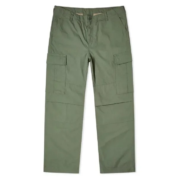 Брюки Carhartt Wip Ripstop Regular Cargo, зеленый