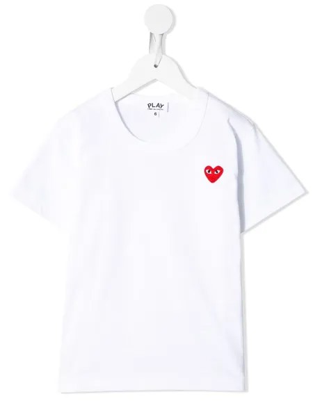 Comme Des Garçons Play Kids футболка с логотипом