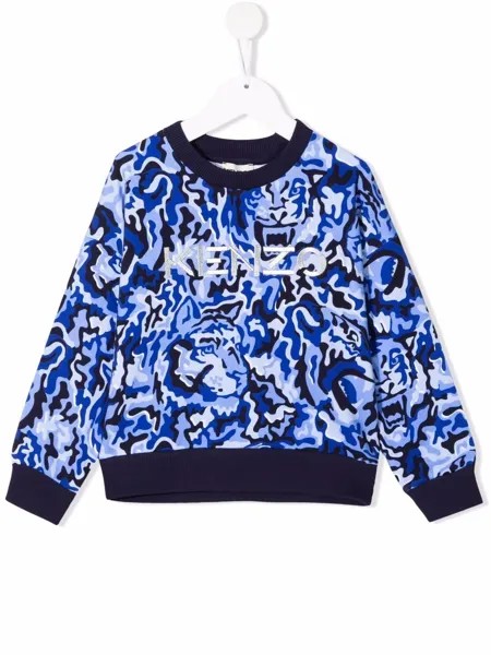 Kenzo Kids толстовка с принтом