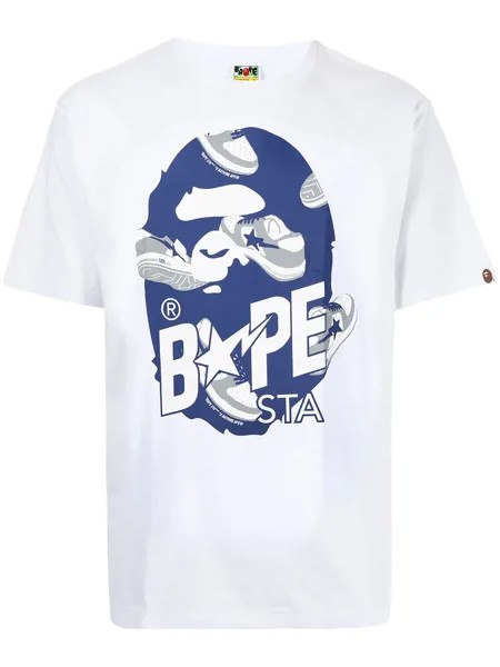 A BATHING APE® футболка с графичным принтом