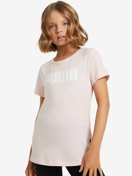 Футболка для девочек PUMA, Розовый