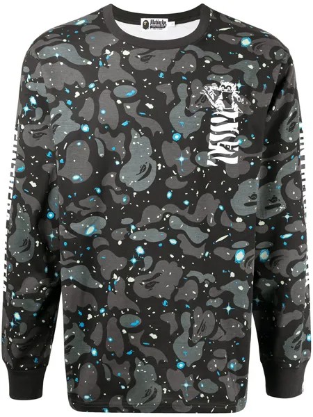 A BATHING APE® футболка с камуфляжным принтом