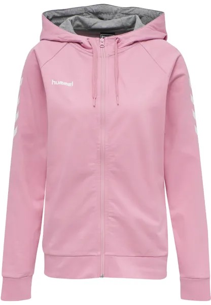 Толстовка Hummel Baumwoll Hoodie Hmlgo Cotton Zip Hoodie Woman, цвет COTTON CANDY