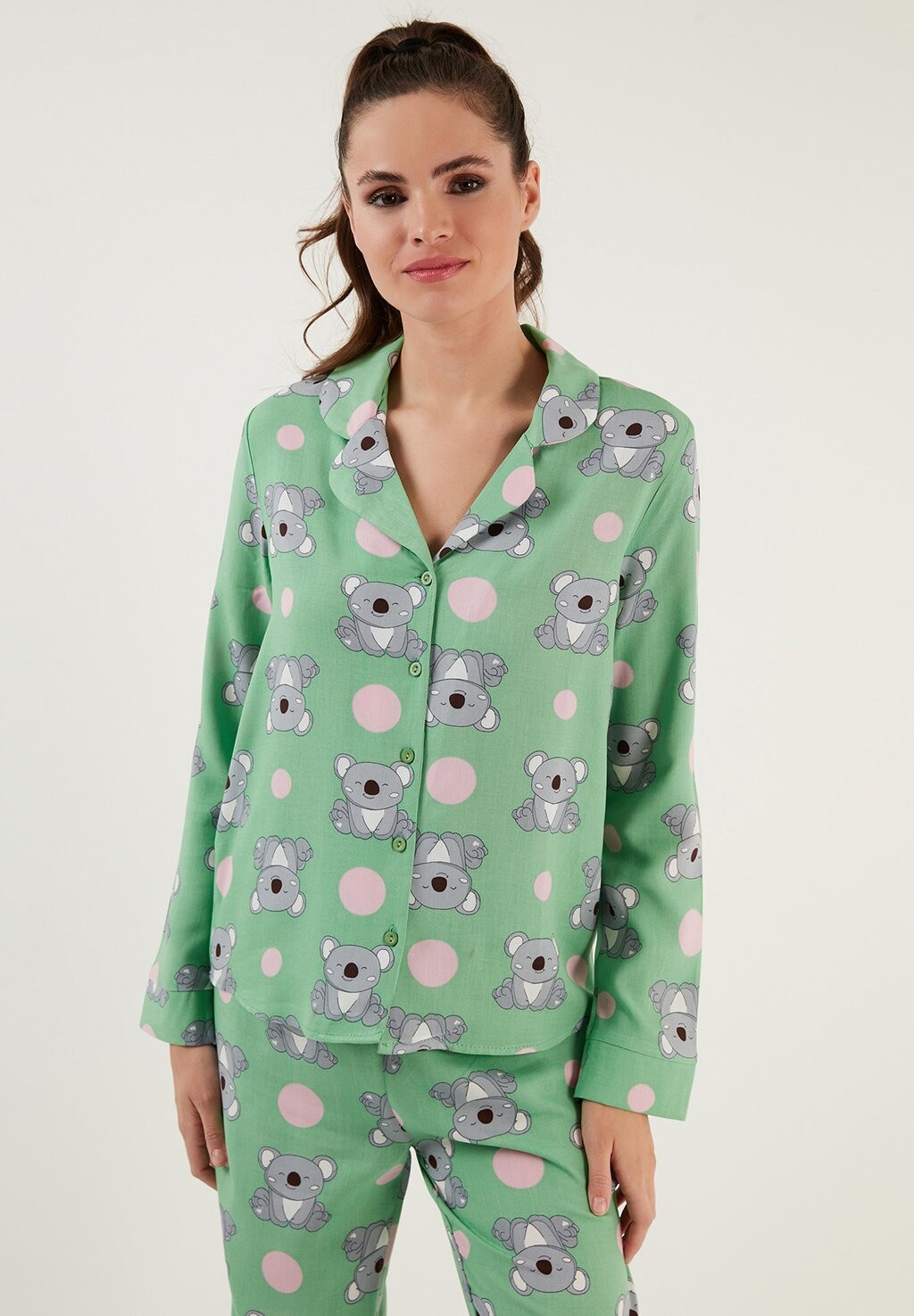 Пижамный комплект REGULAR FIT LELA, зеленый