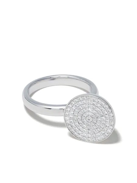 TASAKI кольцо Sliced из белого золота с жемчугом и бриллиантами
