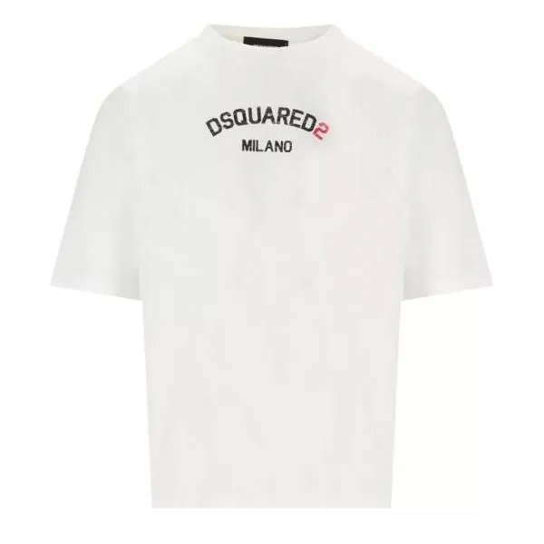 Футболка loose fit t-shirt Dsquared2, белый