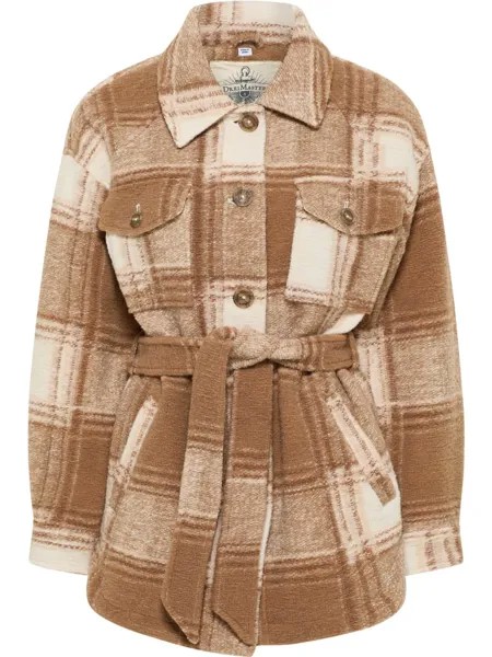Переходная куртка DreiMaster, цвет kariert beige braun