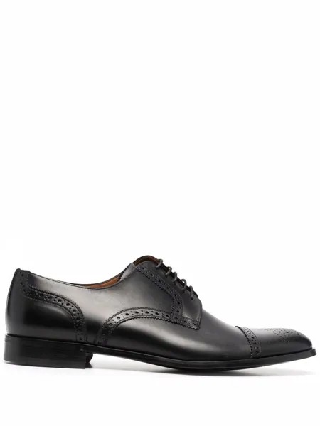 Bally brogue lace-up leather shoes