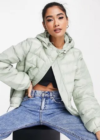 Зеленый складывающийся пуховик Levi's-Зеленый цвет