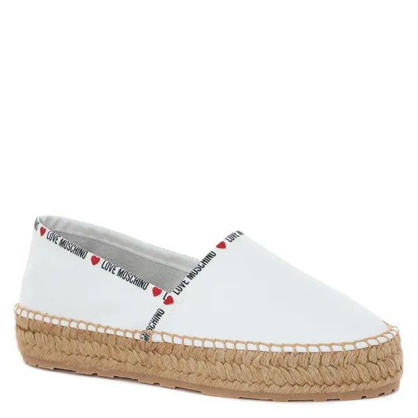 Эспадрильи женские Love Moschino JA10323G белые 39 EU