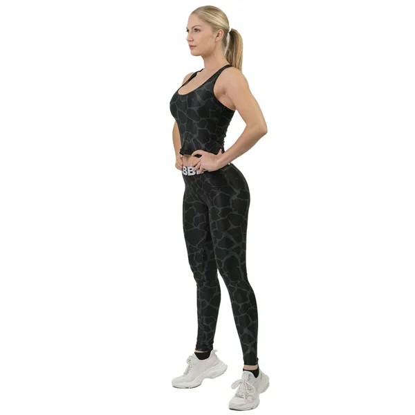 Футболка с коротким рукавом Nebbia Nature-Inspired Sporty Racer Back 549, черный
