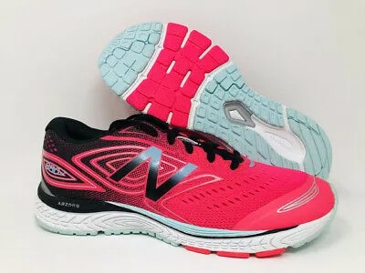 Беговые кроссовки New Balance Kids 880 V7, розовый/черный, 6,5 м США, Big Kid
