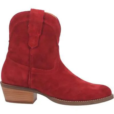 Dingo Tumbleweed Roper Round Toe Boots Womens Red Casual Boots DI561-600