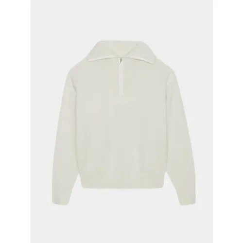 Джемпер Coperni Half-Zip Boxy, размер S, белый