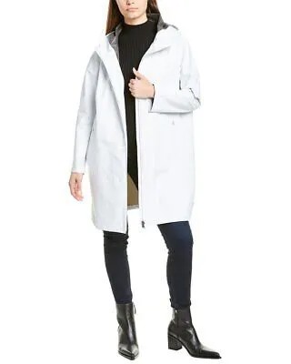 Пальто Herno с капюшоном женское белое 44