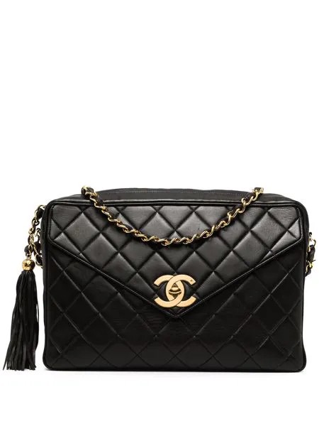 Chanel Pre-Owned стеганая каркасная сумка 1990-х годов