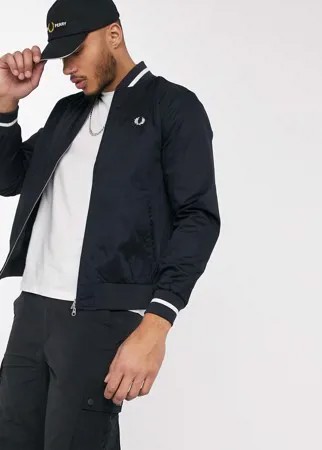 Темно-синий бомбер Fred Perry