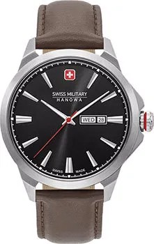 Швейцарские наручные  мужские часы Swiss military hanowa 06-4346.04.007. Коллекция Day Date Classic