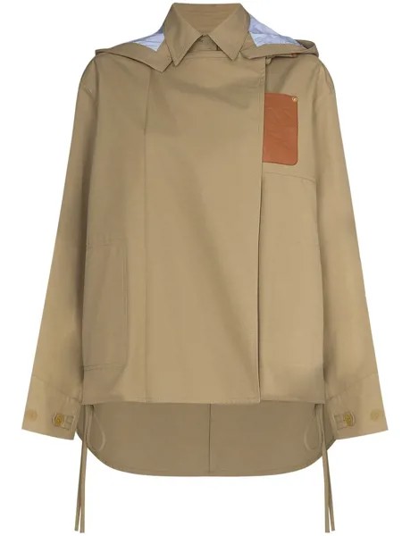 LOEWE короткая парка с капюшоном